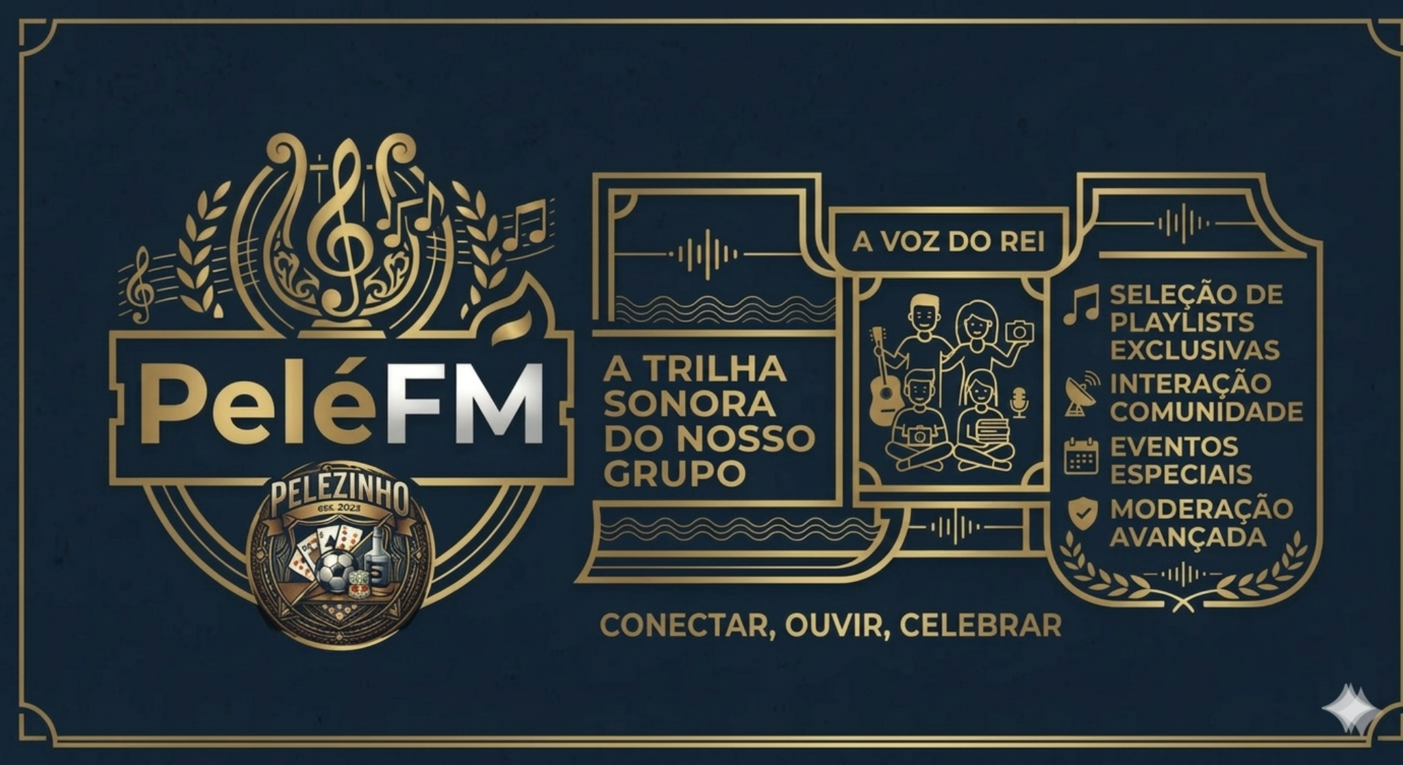 Banner do bot PeléFM.